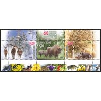 2009 БЕЛАРУСЬ  блок коллекционных марок "600 лет заповедности Беловежской пущи"  MNH