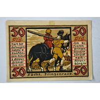 1921 год 50  пфеннигов  Германия нотгельд