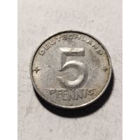 ГДР 5 пфенинг 1952