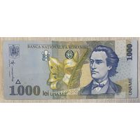 Банкнота 1000 лей. 1998 год, Румыния.