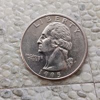 1/4 доллара (квотер) 1995(Р) года США.
