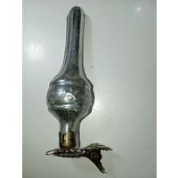 Ёлочная игрушка  - Свеча . СССР .