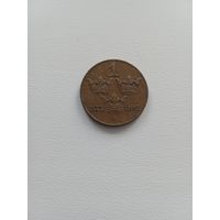 Швеция 1 оре 1932 г.