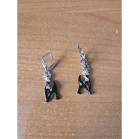 Серьги  котики