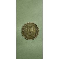 Чили 10 песос 2000