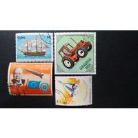 ТРАНСПОРТ \22фа\ парусник трактор ракета космос