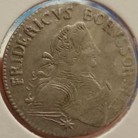Пруссия. 1754г. Фридрих Великий. 6 грошей. Аукцион с рубля без минимальный цены.