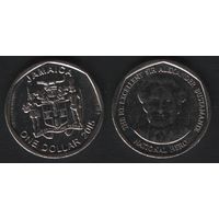 Ямайка km189 1 доллар 2015 год (6 ТОРГ ЛЮБОЙ