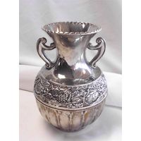 Ваза каминная с ручками Серебрение