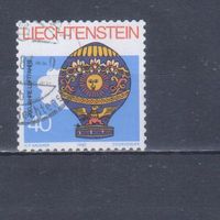 [2406] Лихтенштейн 1983. Авиация.Воздушный шар. Гашеная марка.