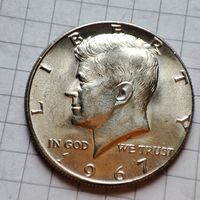 1/2 доллара  США  1967 года . Кенеди.