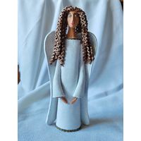 С рубля. статуэтка "Ангел", керамика, акрил, 22.5см.