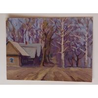 Картон, масло 20Х27