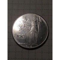 100 лир Италия 1976 год.