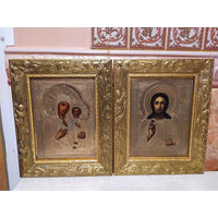 Иконы Венчальная Пара 19 век за две.