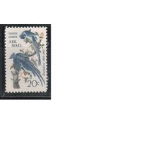 США-1967, (Мих.920),  **   , Авиапочта, Птицы (одиночка)