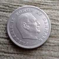 Werty71 Дания 1 крона 1967