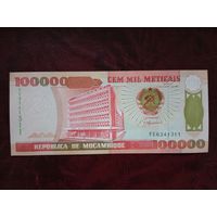 100000 метикал Мозамбик 1993 г.