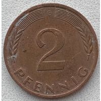 Германия 2 пфеннига 1979 г. G