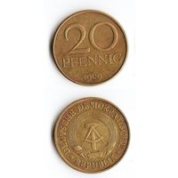 20 пфеннигов ГДР 1969 года