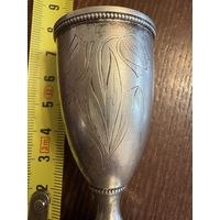 Серебряная рюмка . 875 проба .  Вес 29,6 грамма