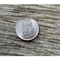 Werty71 Венесуэла 25 сентимо 1990 Блеск