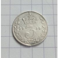 3 пенса 1919 год