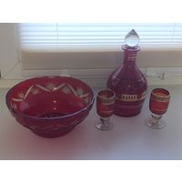 Красное стекло.СССР.