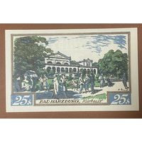 Нотгельд 25 пфеннигов 1921 год. Брауншвейг. Веймарская республика