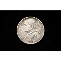 5 лир 1934 г. Ватикан, Пий ХI. Кабинетная патина, сохран!