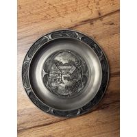 Тарелка оловянная