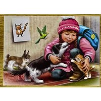 Открытка чистая 10х15 см. Художница Рина Зенюк