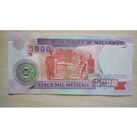 Мозамбик 5000 метикал 1991, UNC