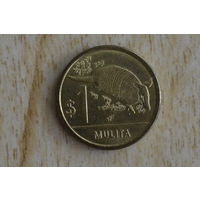 Уругвай 1 песо 2012