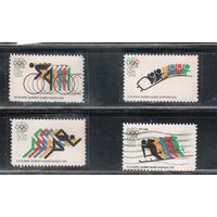 США-1972, (Мих.1075-1078),  ** ( 1 м - гаш.) , Спорт, ОИ-1972(полная серия)