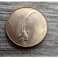 Werty71 Словения 5 толаров 2000 козел горный альпийский