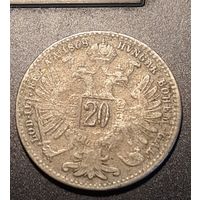 20 крейцеров 1868 Австрия