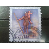 Латвия, 2006. Святой Христофор, статуя