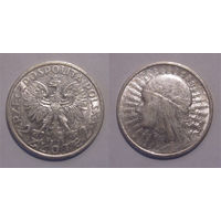 2 злотых (2 zlote) 1933 aUNC