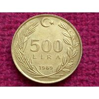 Турция 500 лир 1989 г.