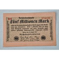 1923 год  Германия 5 000 000