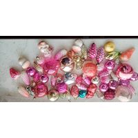 Ёлочные игрушки СССР. Стекло и пенопласт.