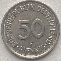 Германия 50 пфеннигов 1980 г. F