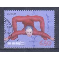 [2158] Эстония 2002. Цирк.Европа.EUROPA. Одиночный выпуск. Гашеная марка.
