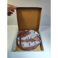 Тарелка декоративная ЛФЗ в коробке.