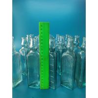 Старая бутылочка СССР (уксус). 20 шт. одним лотом.  КС, СЗК, СКСЗ. С 100гр.