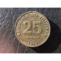Филиппины. 25 сентимо. 1996. С 20 копеек. Распродажа коллекции. Смотрите другие лоты.