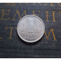 1 пфенниг 1983 (A) Германия ГДР #20 AU