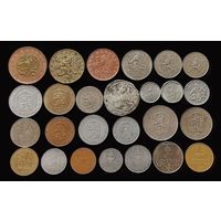 26 МОНЕТ: ЧССР, ЧЕХИЯ И СЛОВАКИЯ БЕЗ ПОВТОРОВ С СЕРЕБРОМ - ПРАЖСКИЙ ГРОШ ( 2,66 г)