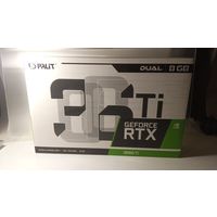 Коробка от видеокарты PALIT GF RTX 3060 TI DUAL 8GB